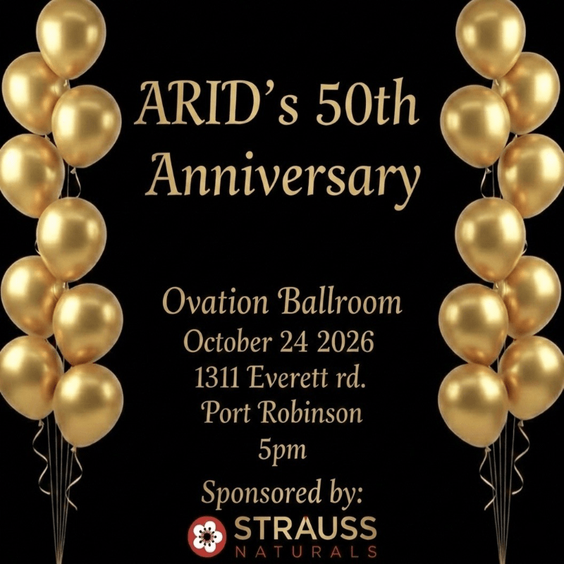 ARID's 50th Anniversary Gala  ✨✨✨ ✨✨  Sponsored by Strauss Naturals Canada