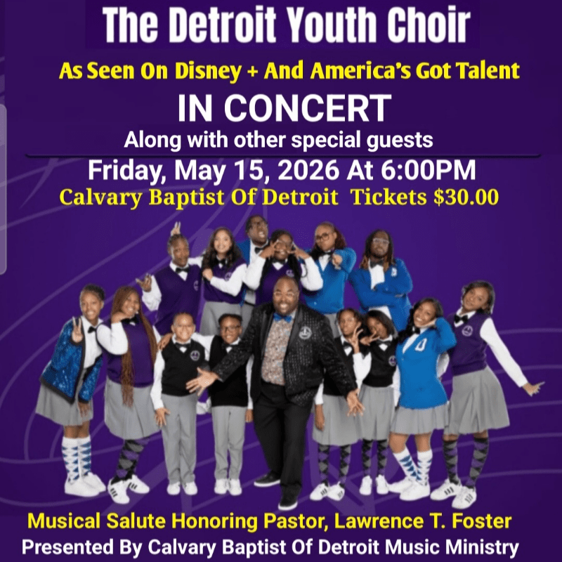 Award Winning                                   "THE DETROIT YOUTH CHOIR"