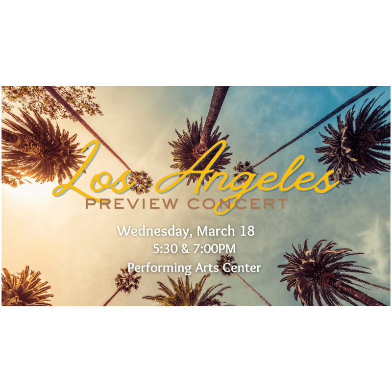 Los Angeles Trip - Preview Concert