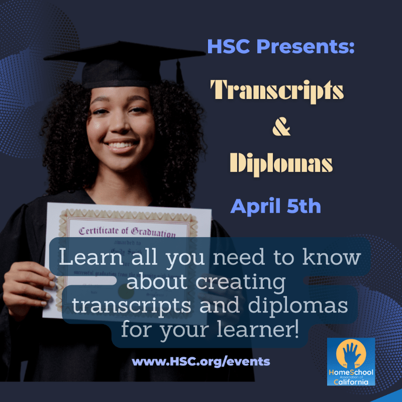 HSC Presents: All About Transcripts and Diplomas (April 5th, 11am)
