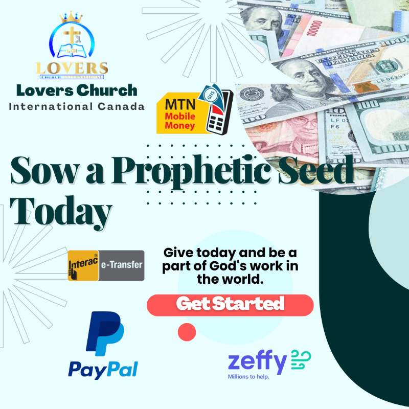 Sow Your Seeds, Offerings and Tithes