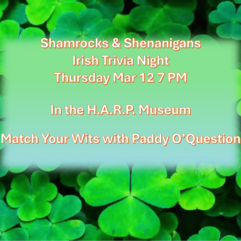 Shamrock and Shenanigans Irish Trivia Night
