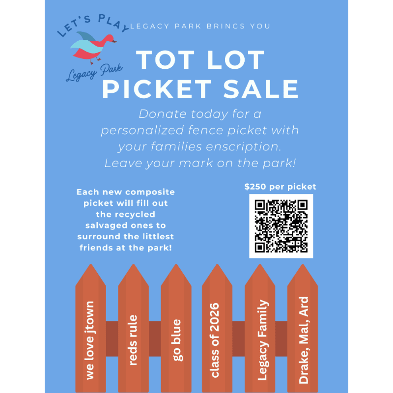 Legacy Park Fence Pickets