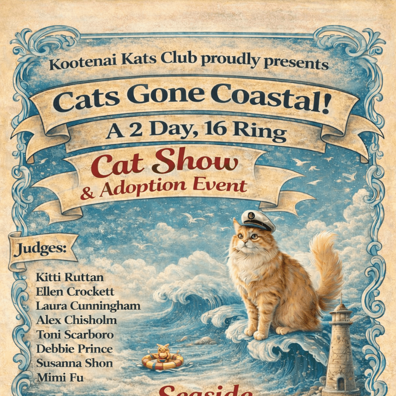 Kootenai Kats Cat Club Presents "Cats Gone Coastal!" US Summary Sheet