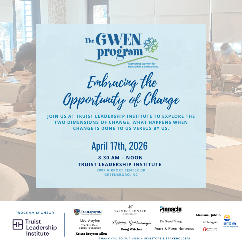 GWEN: Embracing the Opportunity of Change