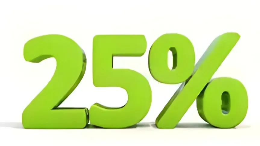 25% Scholarship Award