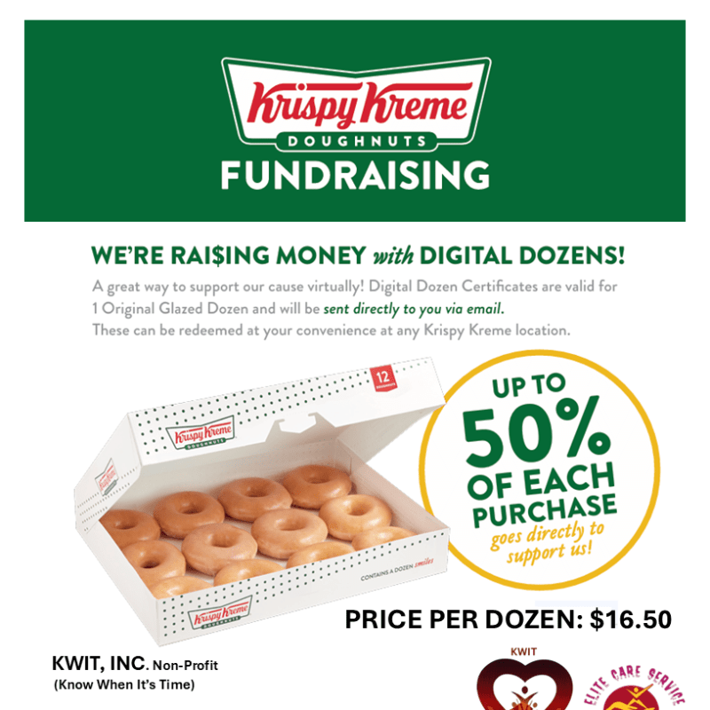 Krispy Kreme Donuts Fundraiser