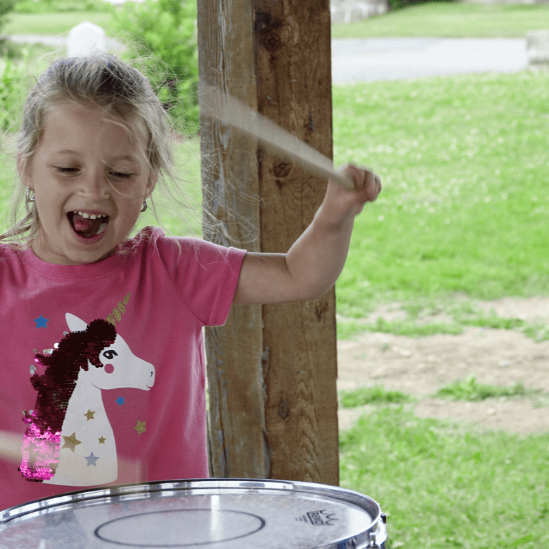 Atelier de percussions avec les Stentors