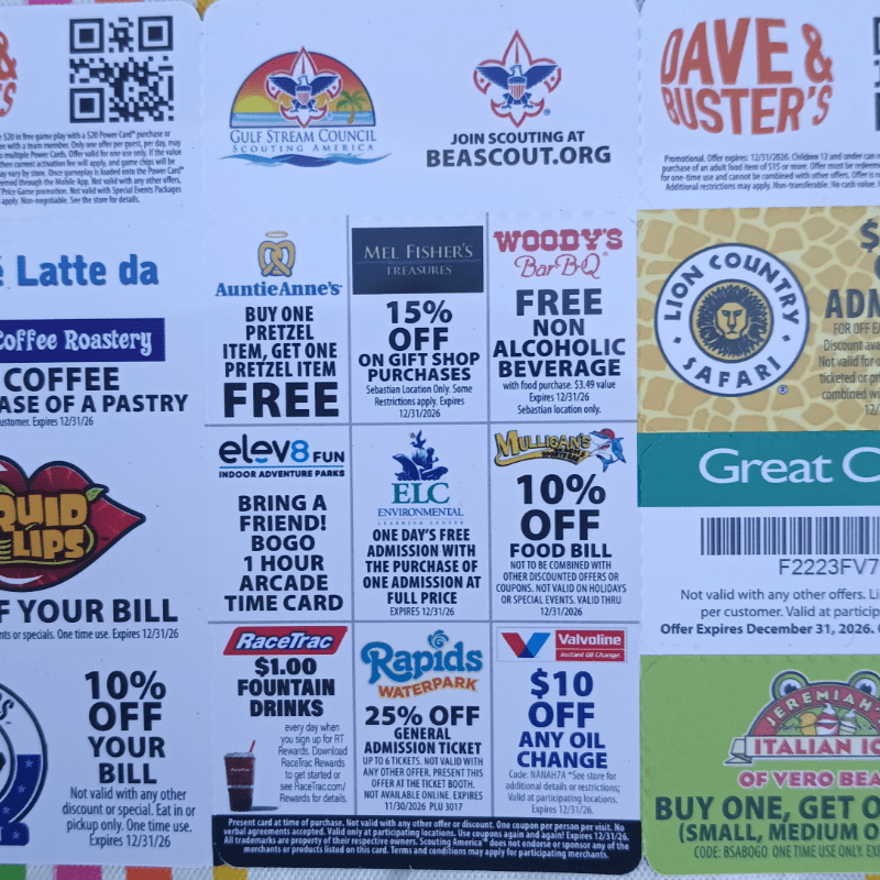 BSA Troop 4545's Camp Cards