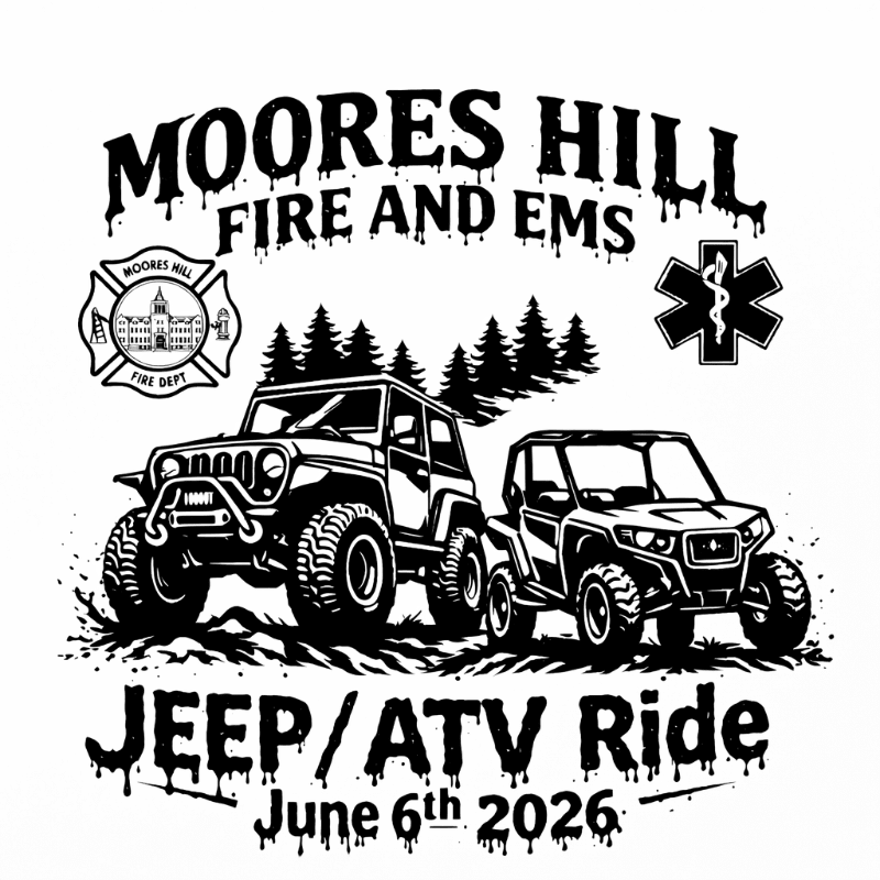 Moores Hill Volunteer Fire and EMS 4th Annual Jeep Ride