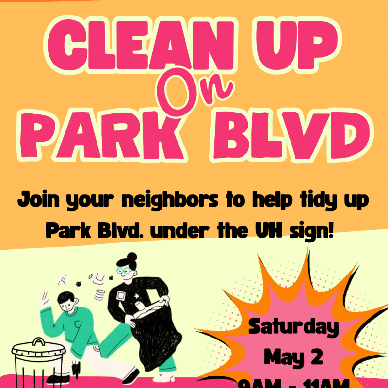UH Beautification Event - Park Blvd Clean-Up