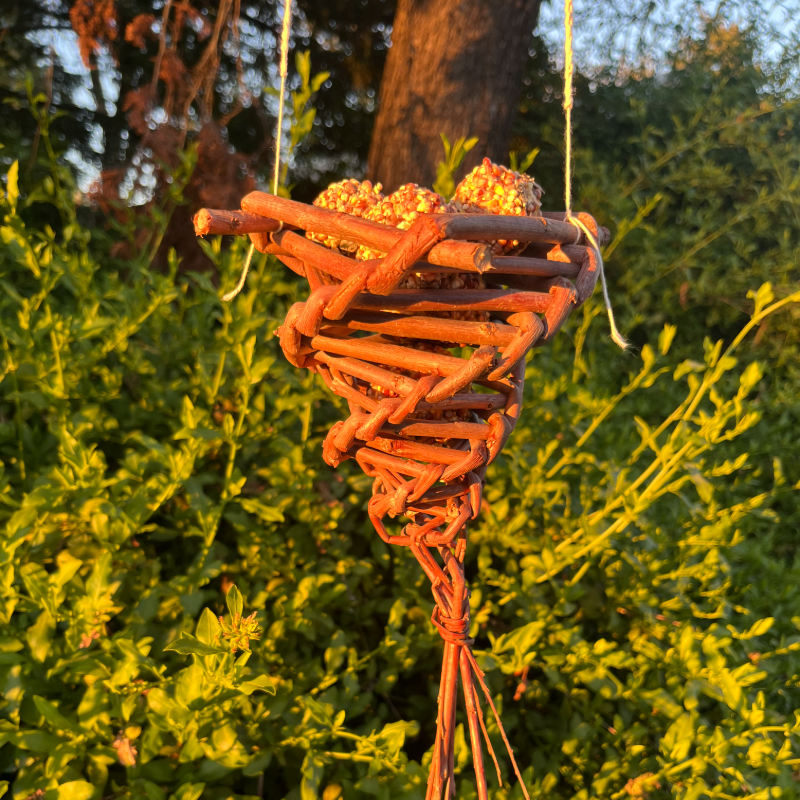 Weave a Willow Bird Feeder
