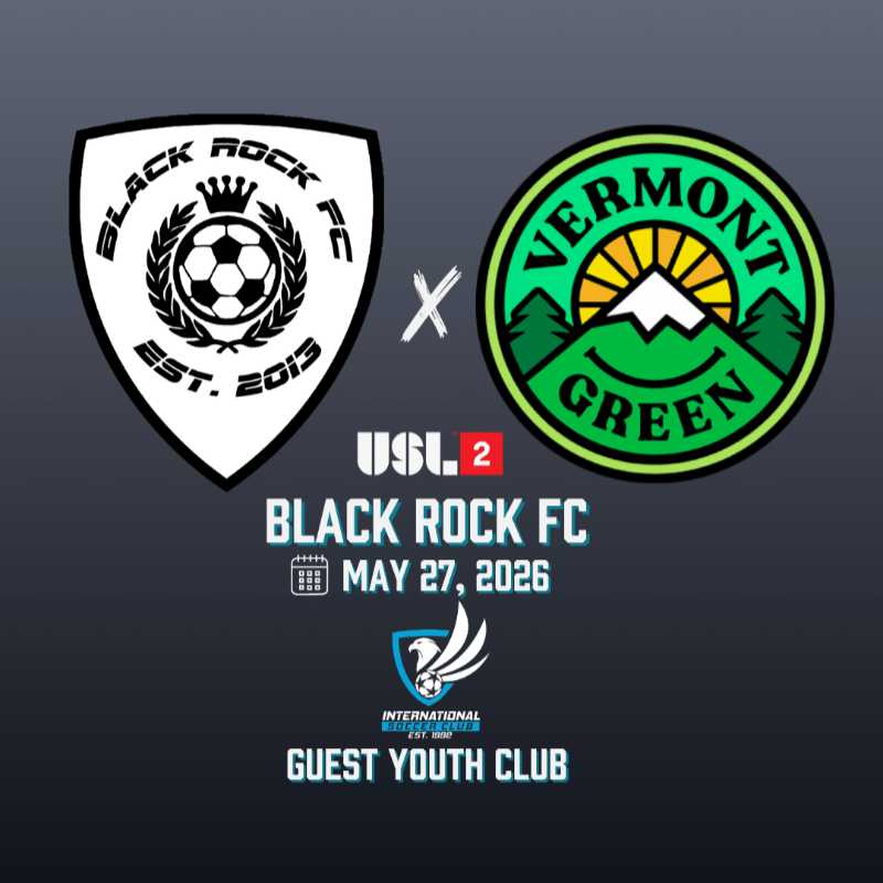 HOME GAME Black Rock FC vs Vermont Green