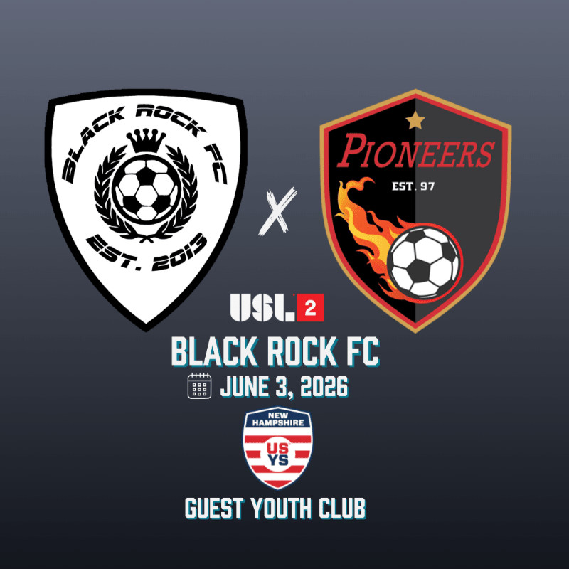 HOME GAME Black Rock FC vs West Mass Pioneers