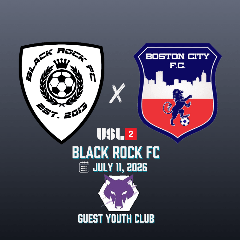 HOME GAME Black Rock FC vs Boston City
