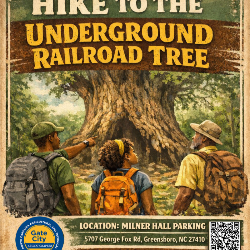 Hike to the Underground Railroad Tree