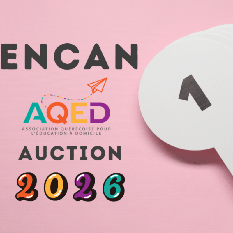 🎉 Participez à l'encan 2026 de l'AQED! 🎉