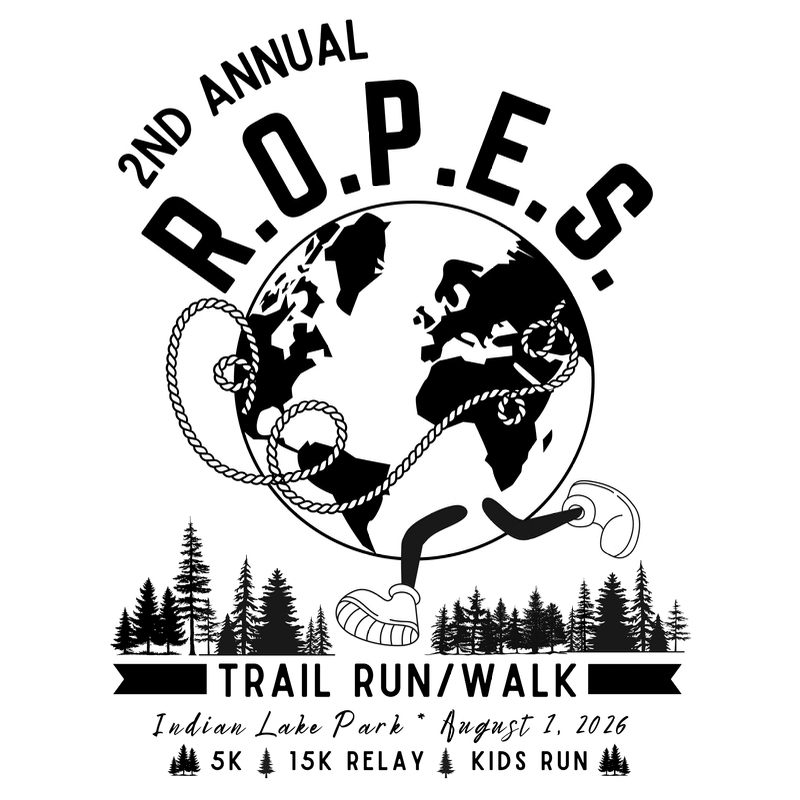 2nd Annual R.O.P.E.S. 5K Trail Run/Walk, Kids 1K,  & Jump Rope