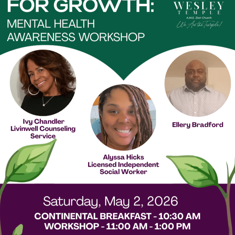 GATHERING FOR GROWTH: MENTAL HEALTH AWARENESS WORKSHOP