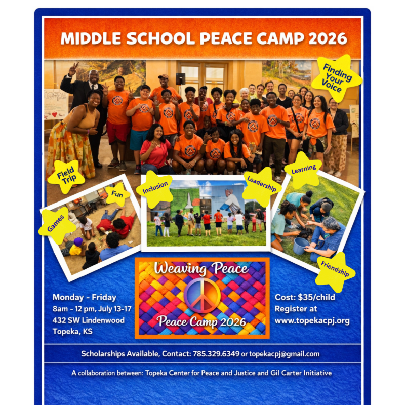 2026 Peace Camp - Middle School
