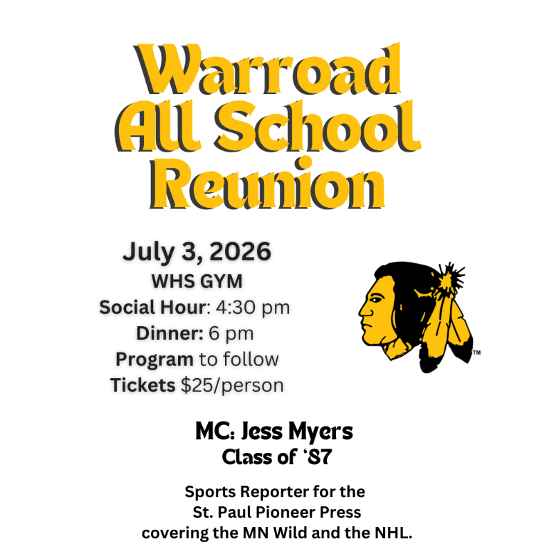 2026 Warroad All School Reunion