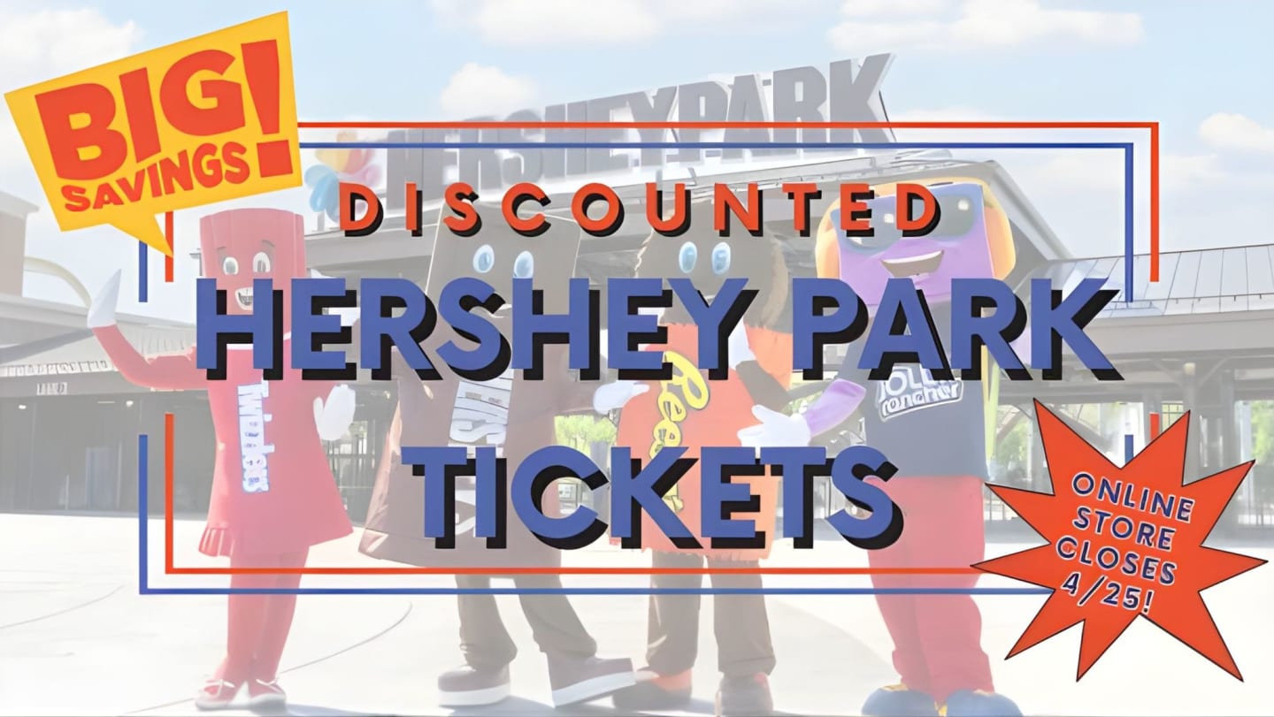 Discounted Hershey Park Ticket Sale 2026