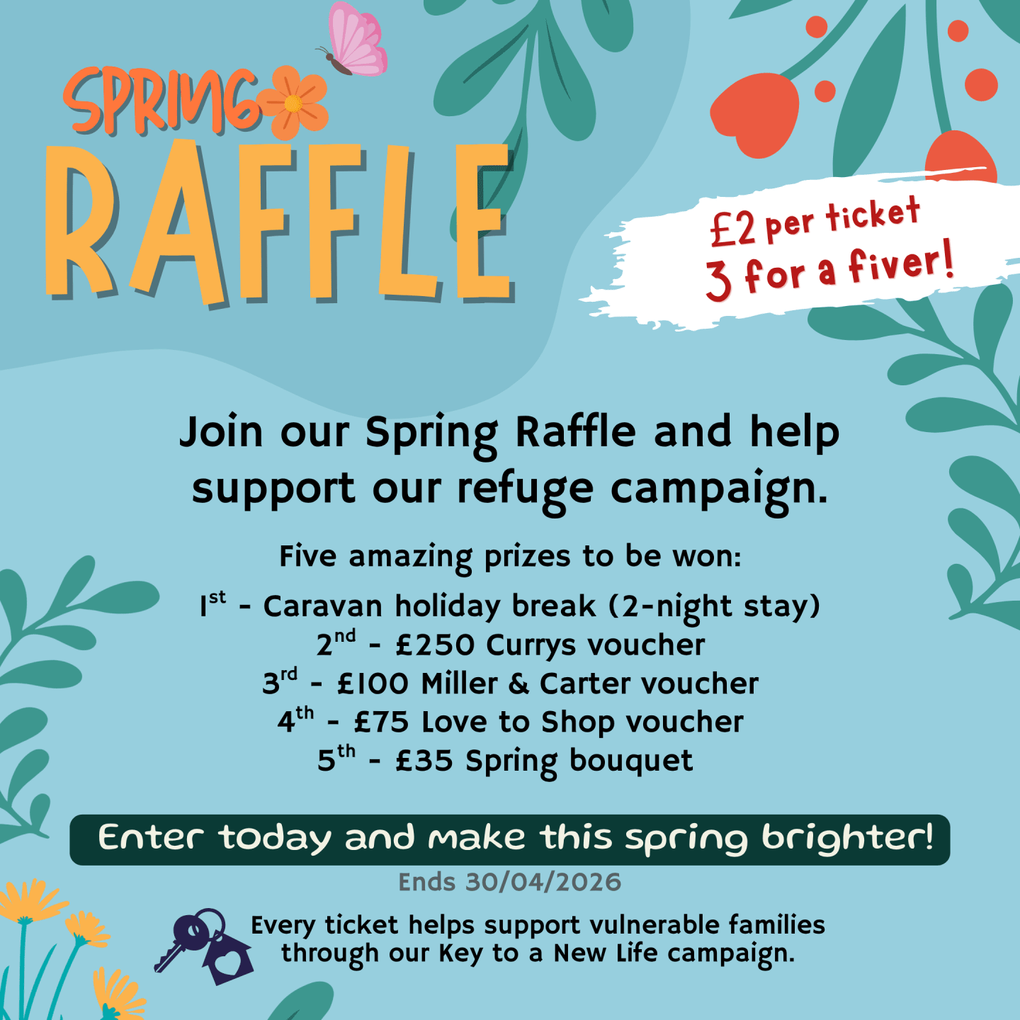 Black Country Women's Aid's Spring Raffle 2026