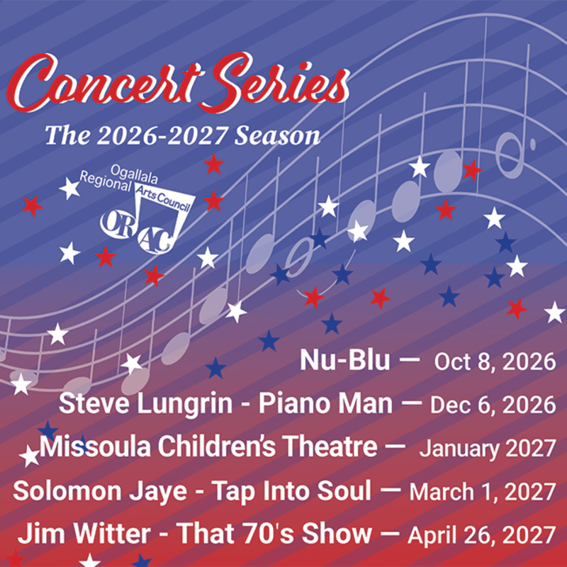 Ogallala Regional Arts Council 2026-2027 Membership