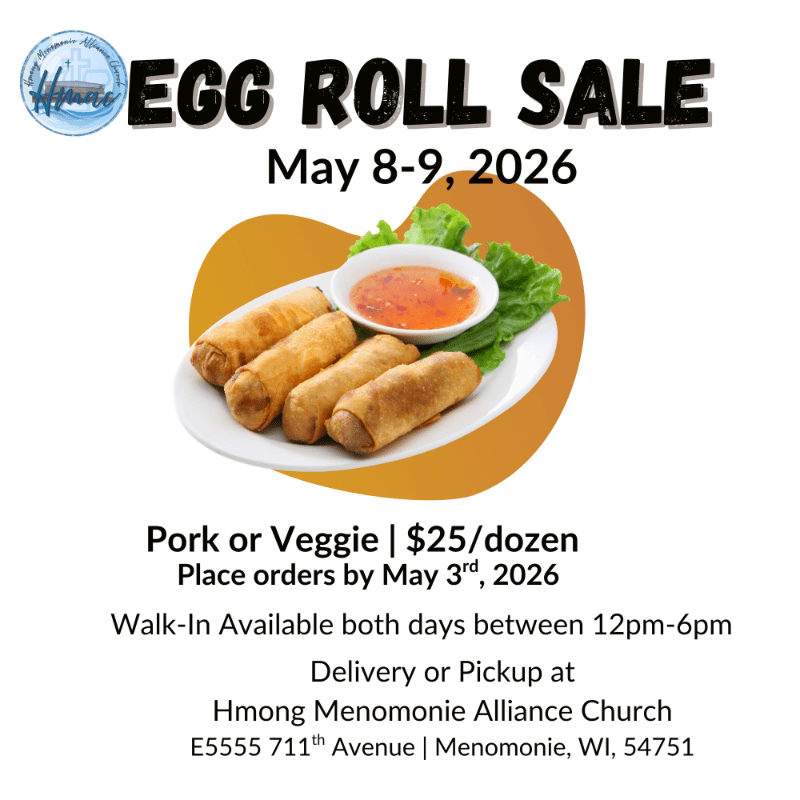 HMAC Spring Eggroll Fundraiser