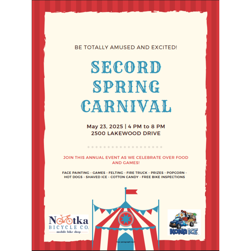 Spring Carnival 2026 - Treats & Drinks Sales