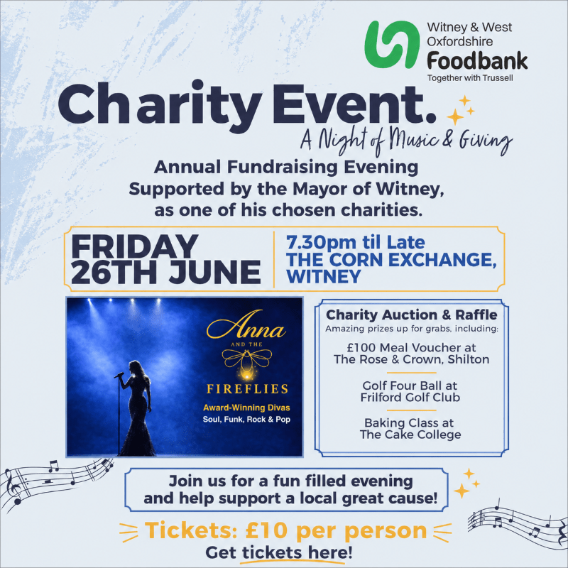 Witney and West Oxfordshire Foodbank Charity Event