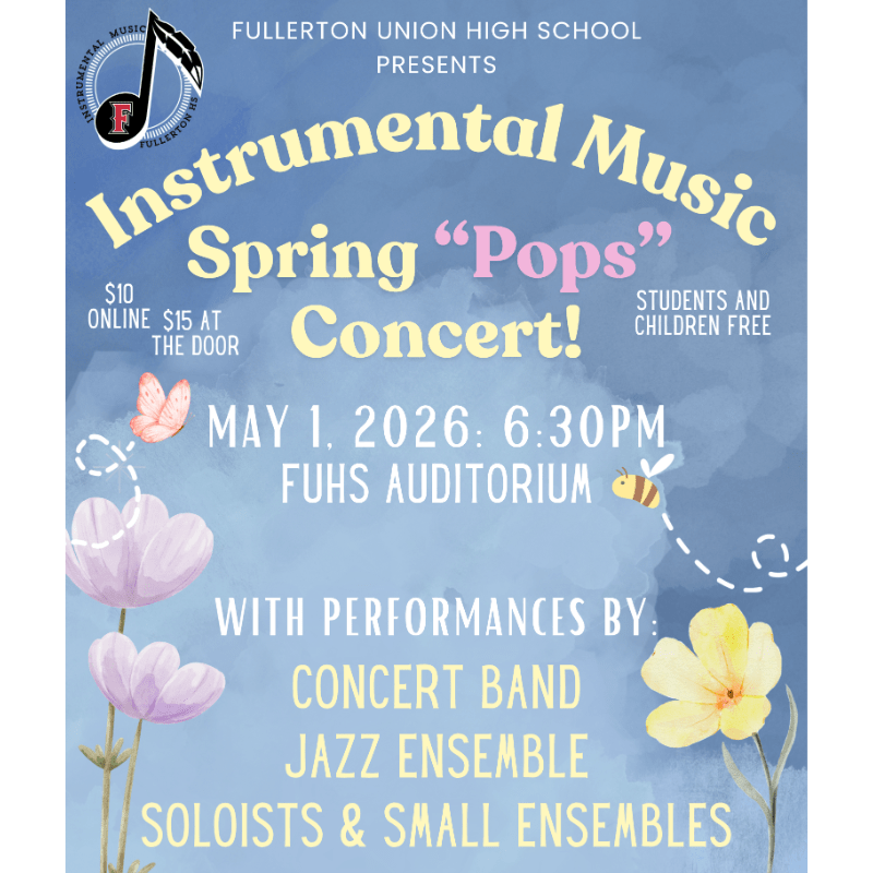 2026 Instrumental Music Spring Concert
