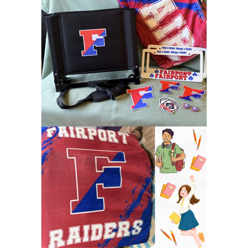 Custom Fairport Gear Raffle - all the Fairport gear