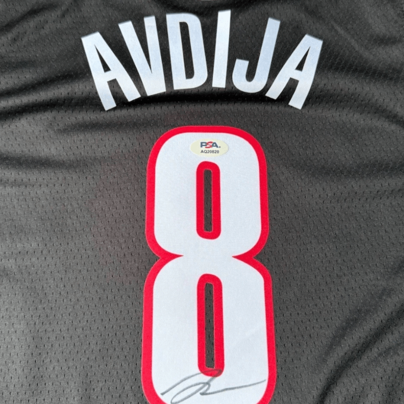 Deni Avdija Autographed Portland Trailblazers Basketball Jersey
