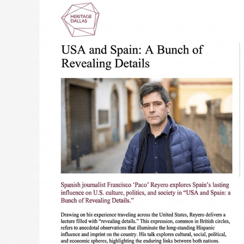 ESTADOS UNIDOS Y ESPAÑA: UN MONTÓN DE DETALLES REVELADORES