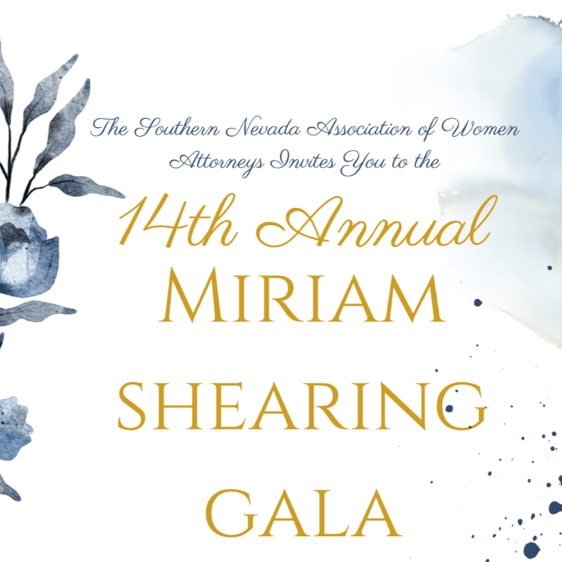 Sponsors' Corner for 14th Annual Miriam Shearing Gala
