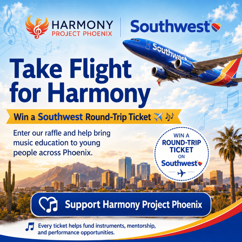 Take Flight for Harmony: Win a Southwest Round-Trip Ticket