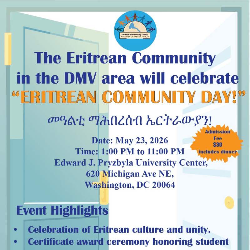 Eritrean Community Day!