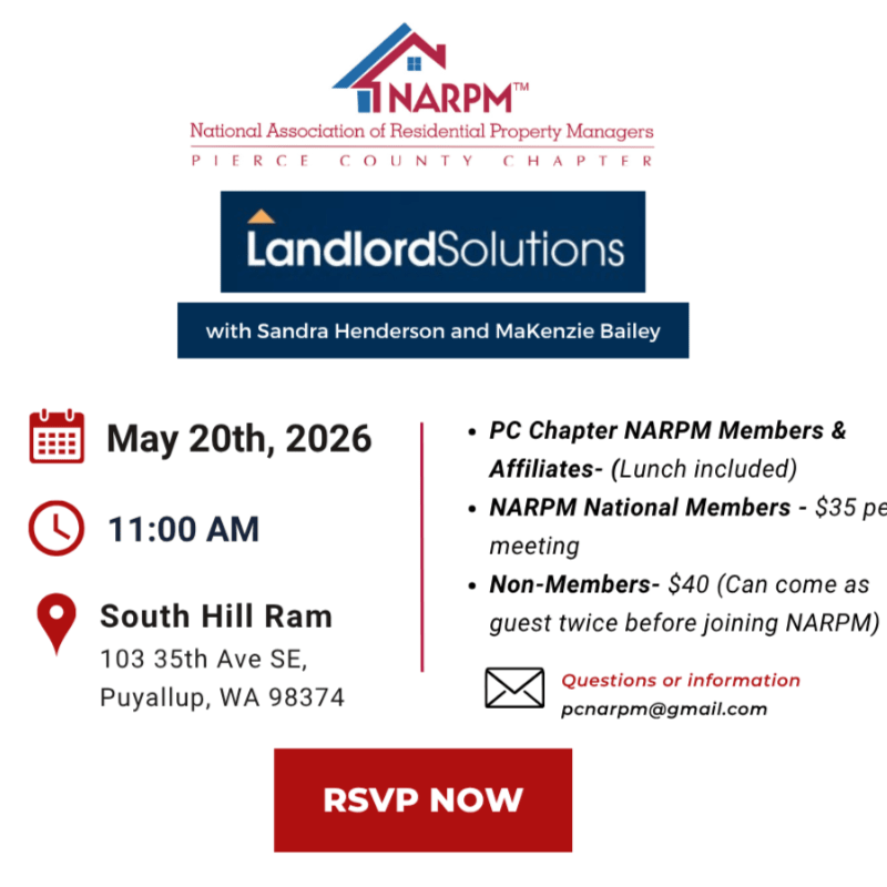 May 20-PC NARPM Chapter Meeting
