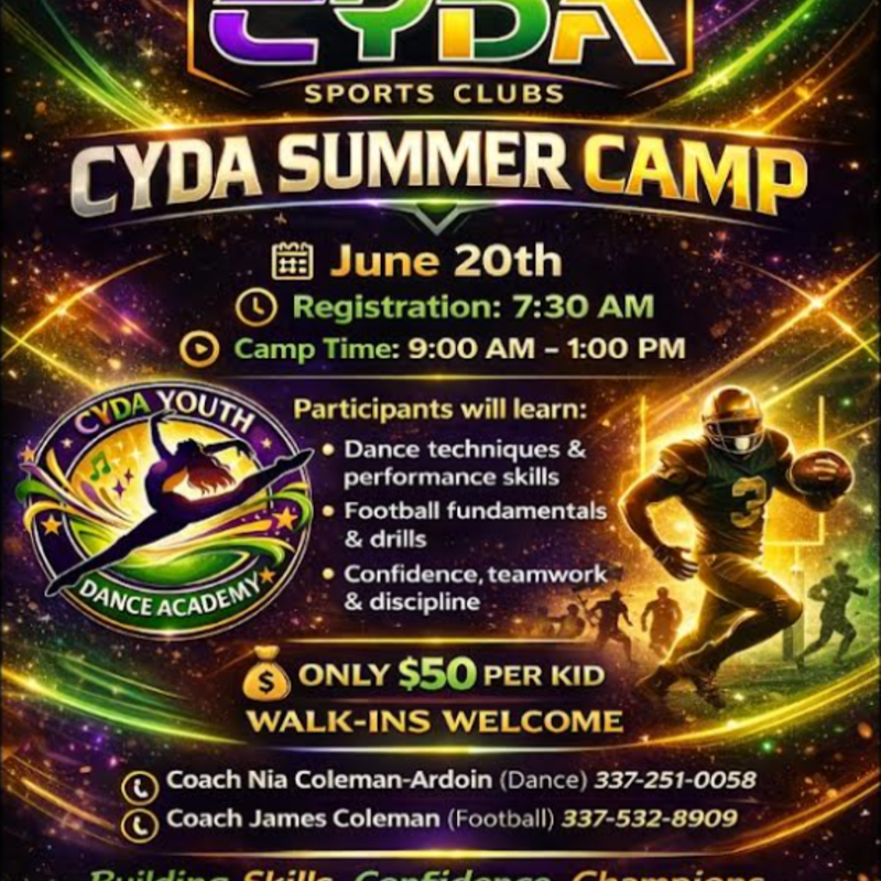 CYDA Summer Football and Dance Camp