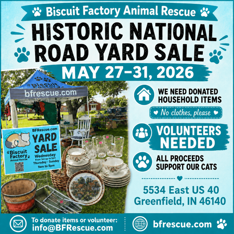 Biscuit Factory National Road Yard Sale Volunteer sign up