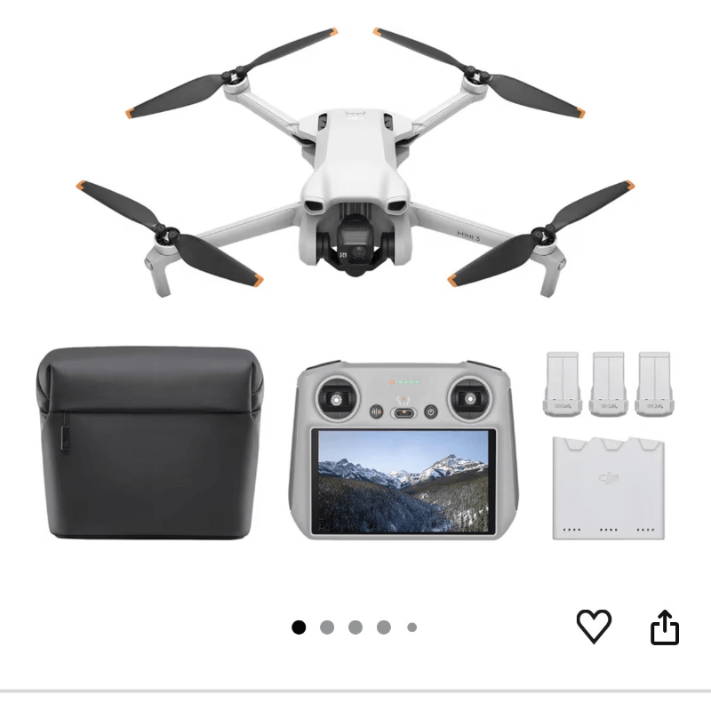 DJI Mini 3 Fly More Combo (DJI RC) DRONE with Camera