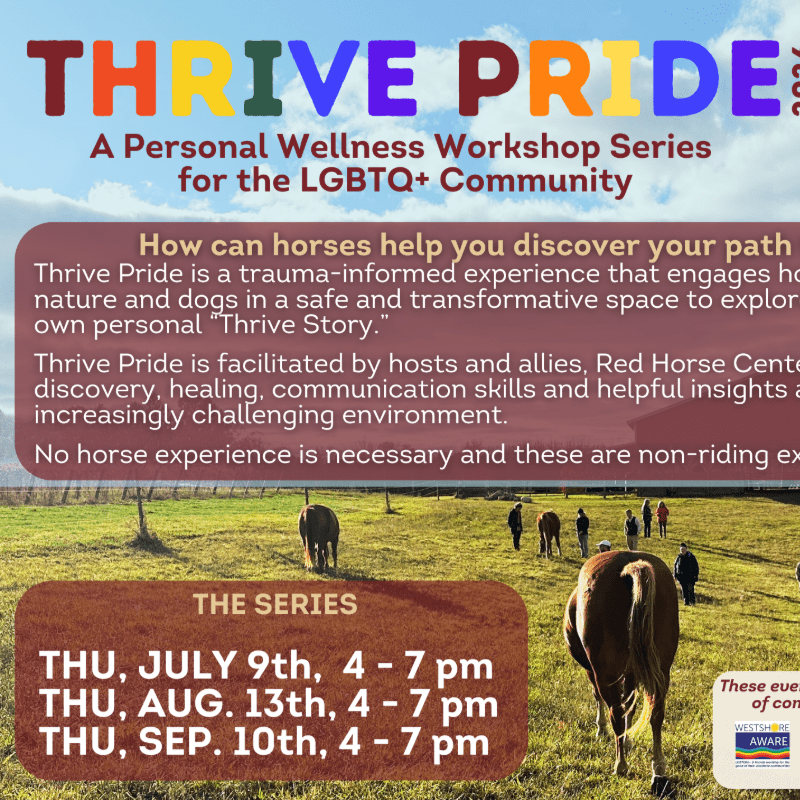 THRIVE PRIDE A Personal Wellness Workshop Series  for the LGBTQ+ Community