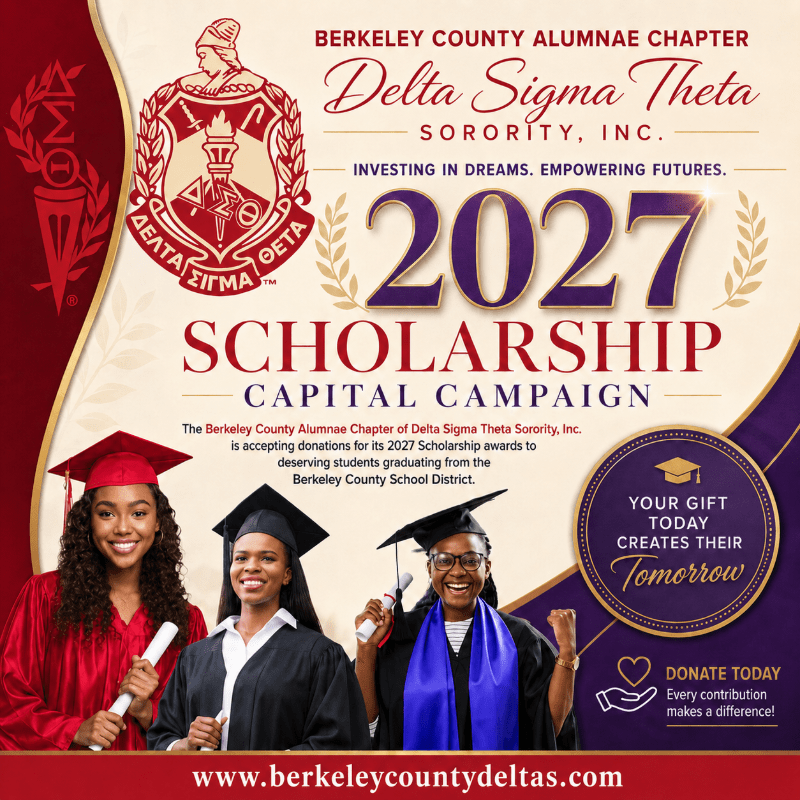 2027 Scholarship Capital Campaign Berkeley County Alumnae Chapter