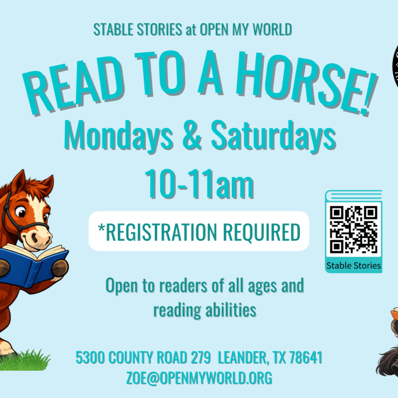 Stable Stories- Read to a Pony!