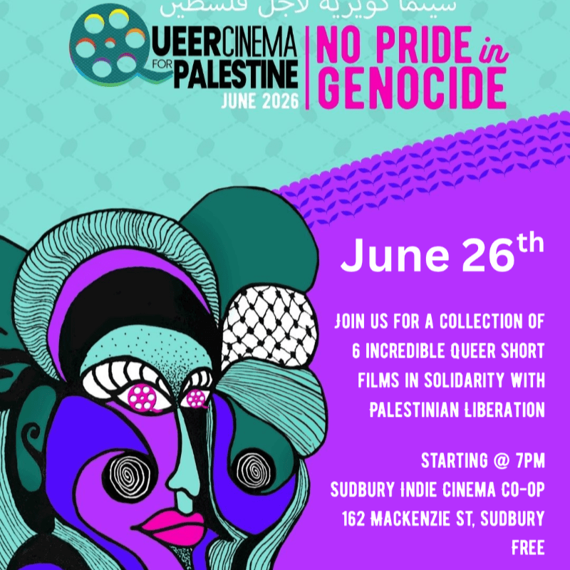 No Pride in Genocide - Sudbury film screening