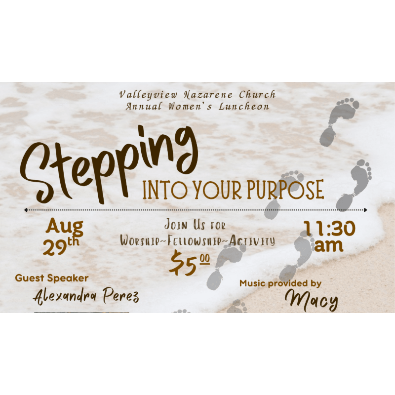 Women's Luncheon - Stepping Into Your Purpose