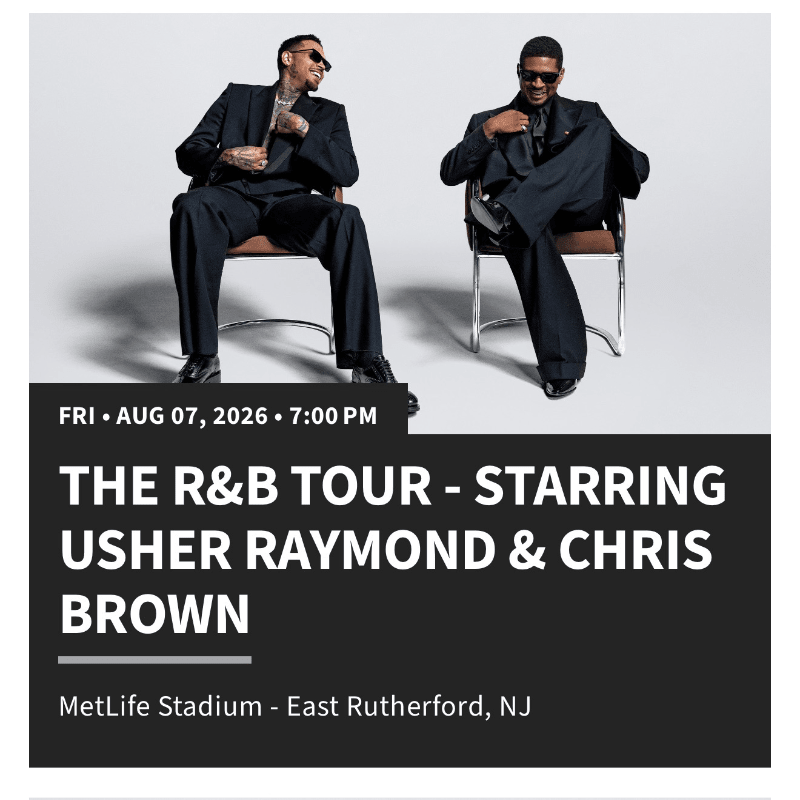 MEVPA “Chris Brown/ Usher tickets raffle 2026