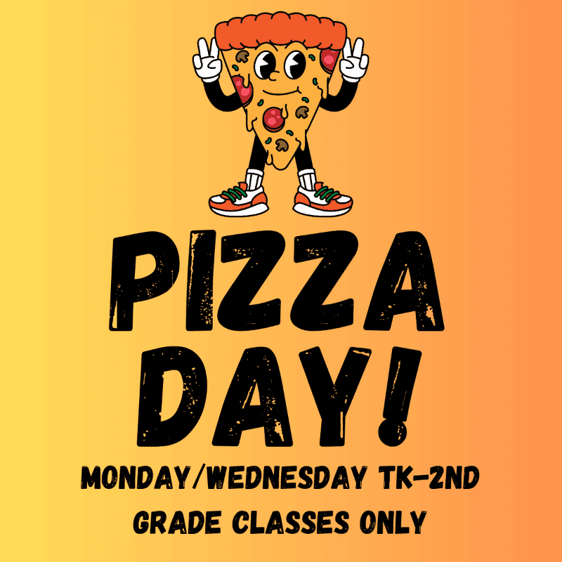 November Pizza day for M/W Tk-2nd Grade