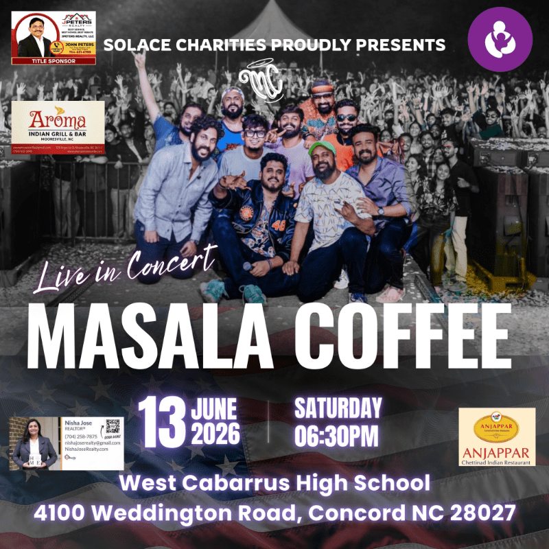 Masala Coffee Concert - Charlotte